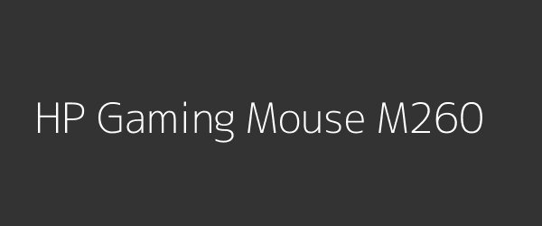 HP Gaming Mouse M260